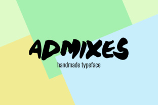 Admixes: A Bold Display Font for Modern Editorial Design