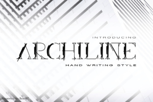 Archiline: A Hand-Scratched Display Font for Editorial Impact