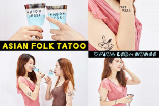 Asian Folk Tattoo Font for Unique Brand Identity
