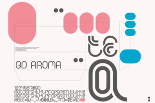 BD Aroma: A Playful Display Font for Makers