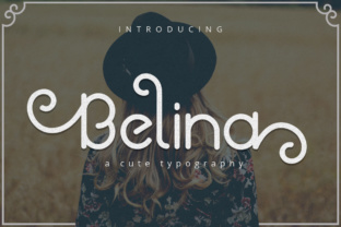 Belina: A Cute Display Typeface for Warm Branding