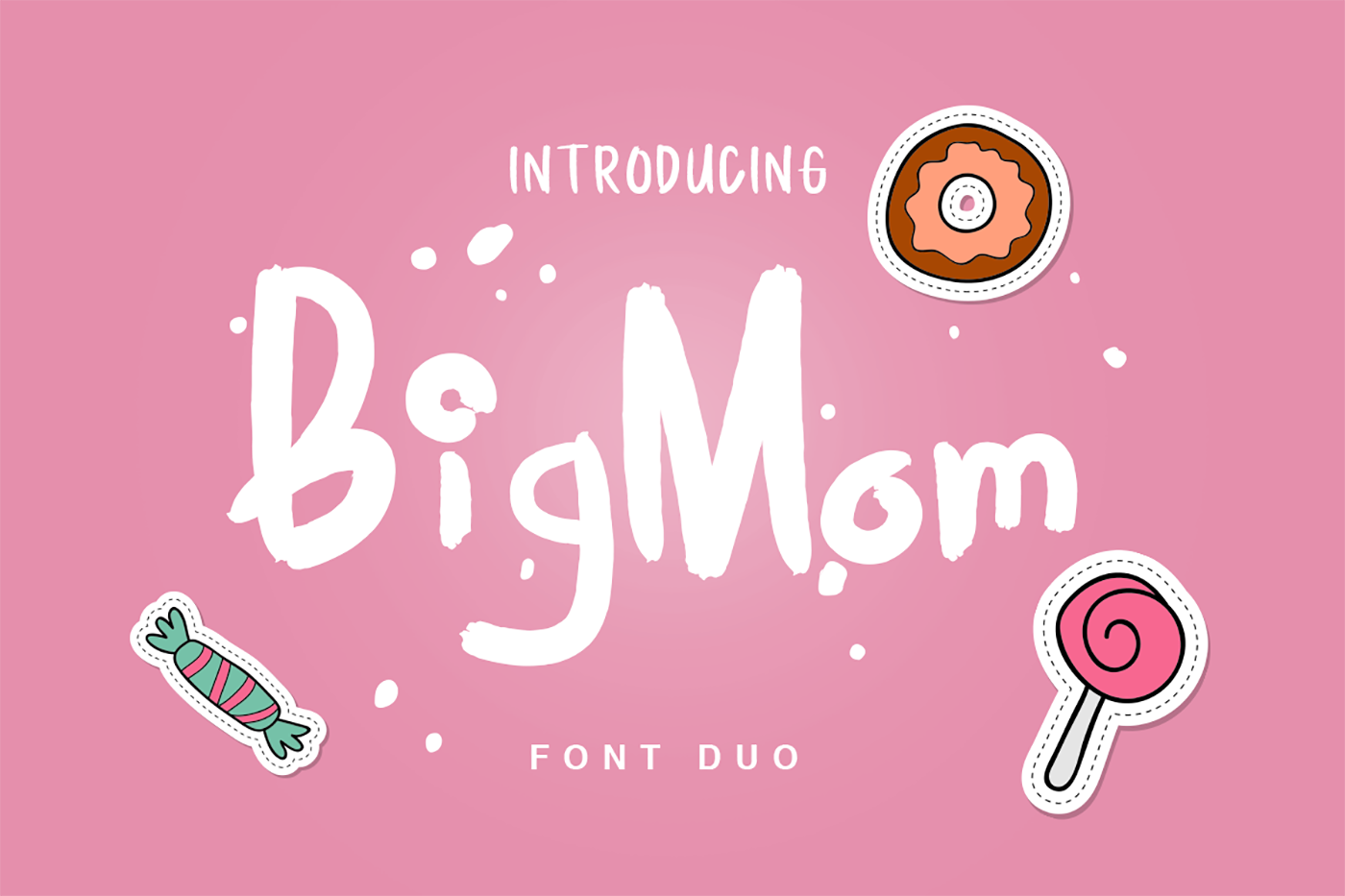 BigMom Font: A Playful Display Typeface for Modern Editors