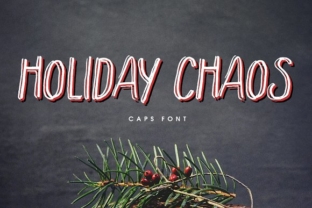 Bringing Holiday Chaos Font to Life in Handmade Shops