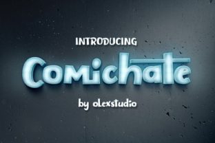 Comichate Font: A Fun Display Typeface for Branding