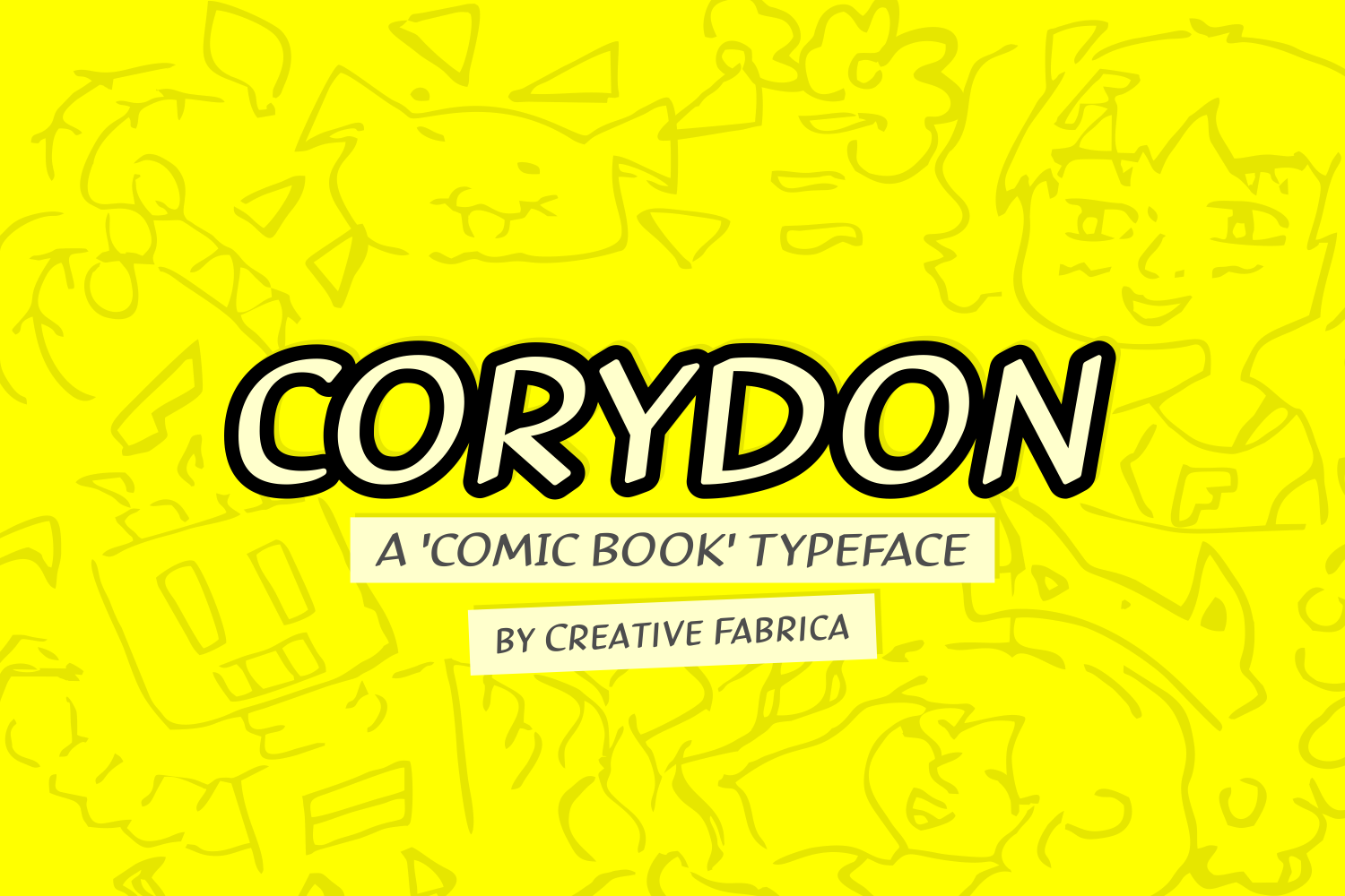 Corydon Font: Clean Comic Style for Makers