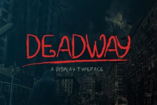 Deadway Font: A Rugged Display Typeface for Web Design