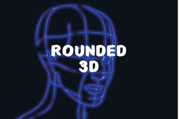 Elevate Editorial Layouts with the Rounded 3D Typeface