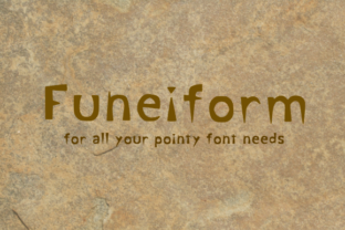 Funeiform: A Sharp Display Font for Bold Campaigns
