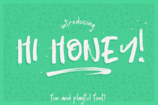 Hi Honey: The Playful Display Font for Bold Campaigns