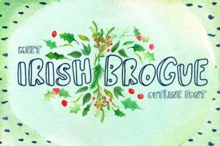Irish Brogue: A Handcrafted Display Font for Branding