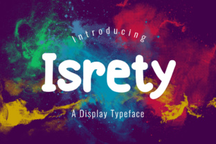 Isrety: A Modern Display Font for Polished Branding
