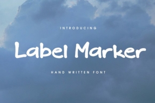 Label Marker: The Handcrafted Display Font for Branding