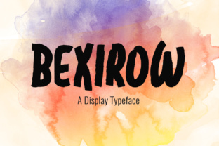 Launch Bold Campaigns with Bexirow Display Fonts