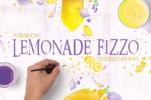 Lemonade Fizzo: A Handcrafted Display Font for Makers