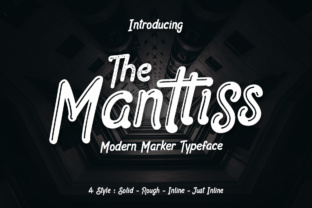 Manttiss: A Modern Marker Font for Editorial Design