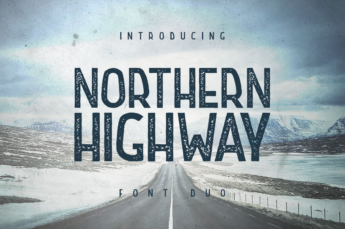 Northern Highway: A Retro Vintage Font Duo for Makers
