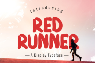 Red Runner: A Soft Bold Display Font for Makers