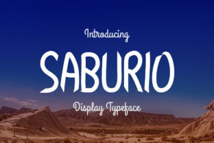 Saburio: The Bold Display Font for Modern Marketing