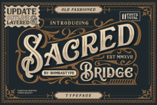 Sacred Bridge Family: The Perfect Display Font for Branding
