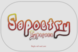 Sapoetry: A Premium Display Font for Makers