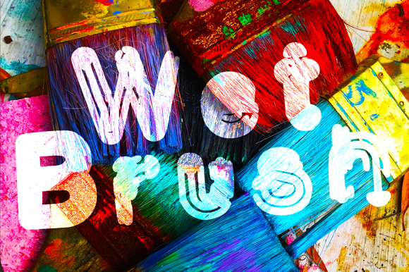 Wet Brush: A Street-Art Typeface for Bold Web Headers